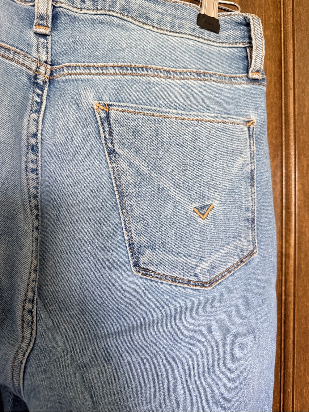Hudson Jeans Light Blue High-Rise Skinny with Knee Rip - Picture 6 of 6